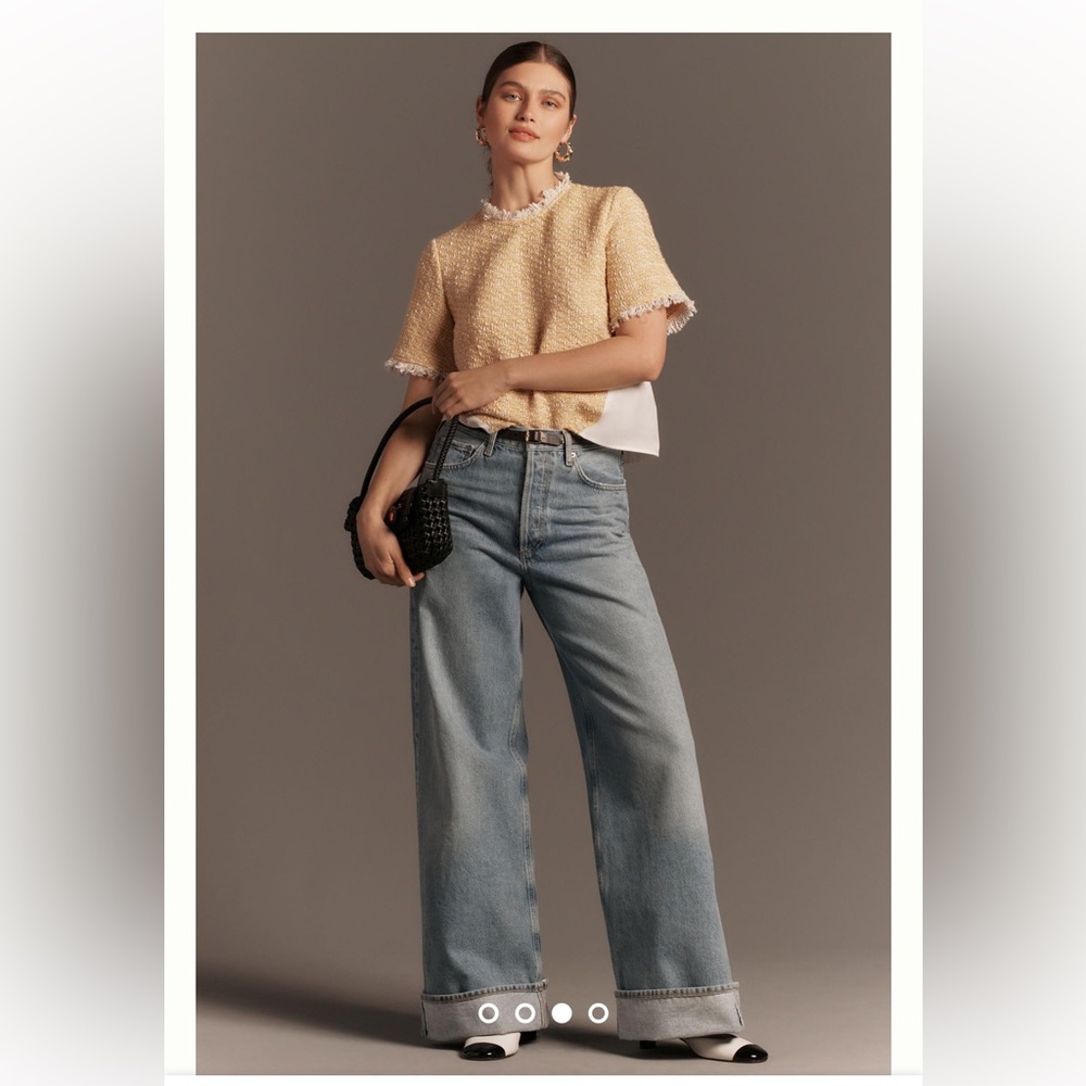 Maeve tweed blouse